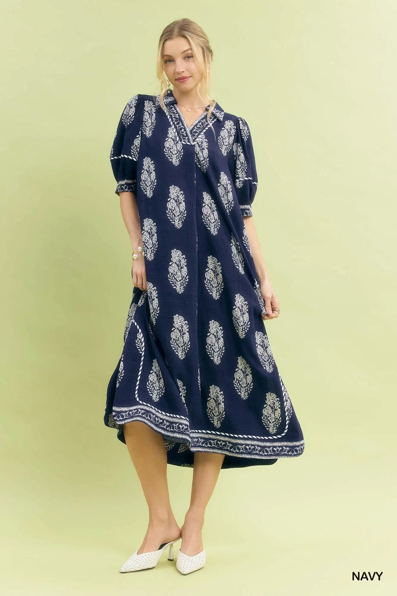 All-Day Navy Dress
