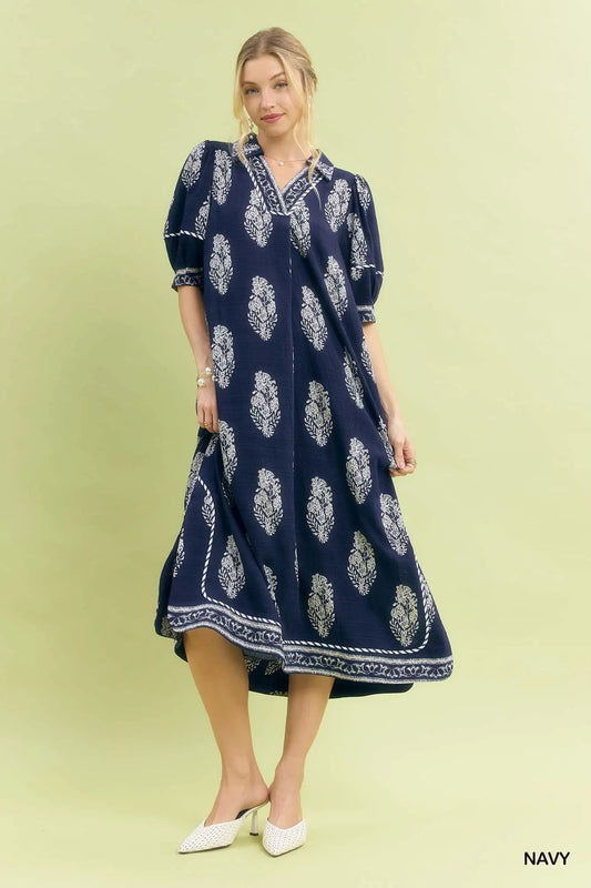 All-Day Navy Dress
